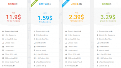 Sınırsız Özellikler SSD Limitsiz Hosting Hizmetimizde ! 2