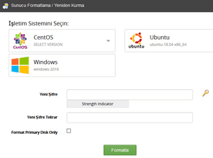 Bulut Sunucu Yönetim Panelimiz Devrede 3
