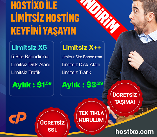 Limitsiz Hosting Kampanyası | Ücretsiz SSL - Ücretsiz Taşıma 1