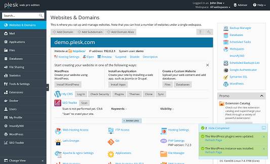 Plesk Panel Kurulumu Ve Centos 7 - Windows Detaylı Ayarlar 1 plesk