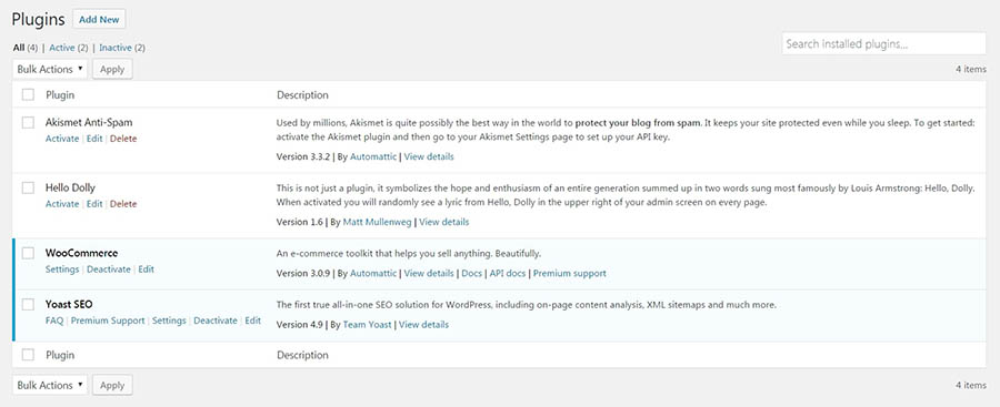 WordPress Eklenti Yükleme Başarısız