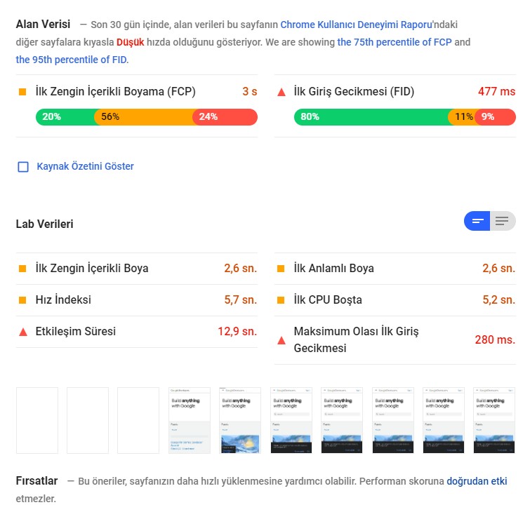 Google PageSpeed Insights ile Web Sitesi Hız Testi Yapmak 2025 3 web sitesi hız testi 3