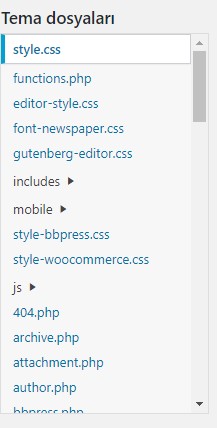 Wordpress Siteye Kod Ekleme - HTML ve PHP Kodları Ekleme 4 Wordpress Siteye Kod Ekleme 3