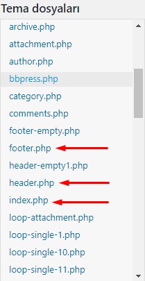 Wordpress Siteye Kod Ekleme - HTML ve PHP Kodları Ekleme 5 Wordpress Siteye Kod Ekleme 4
