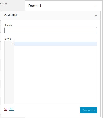 Wordpress Siteye Kod Ekleme - HTML ve PHP Kodları Ekleme 9 Wordpress Siteye Kod Ekleme 8