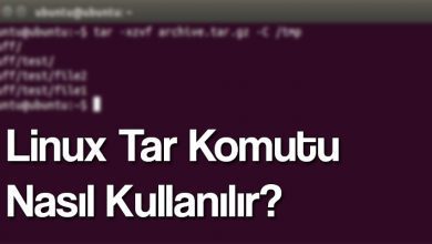 Linux Tar Komutu