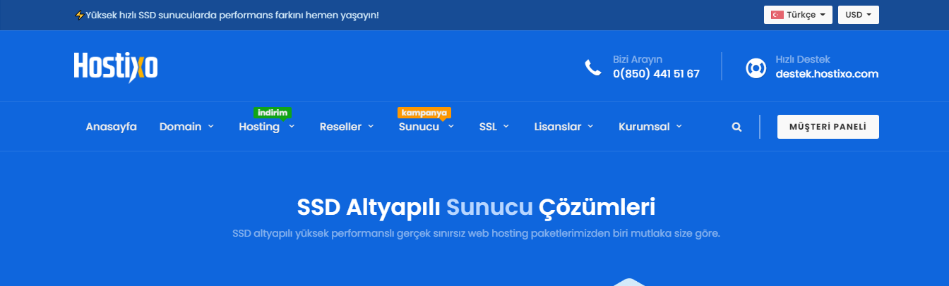 Hostixo Kuponları ve Promosyon Kodları