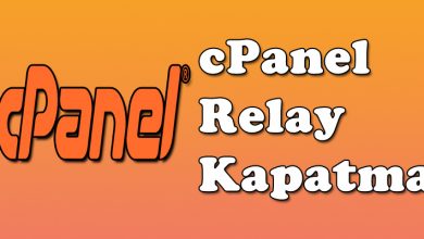 cPanel Relay Kapatma