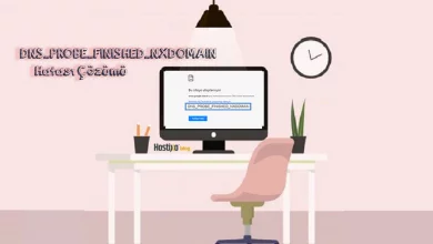 DNS_PROBE_FINISHED_NXDOMAIN Hatası Çözümü 1