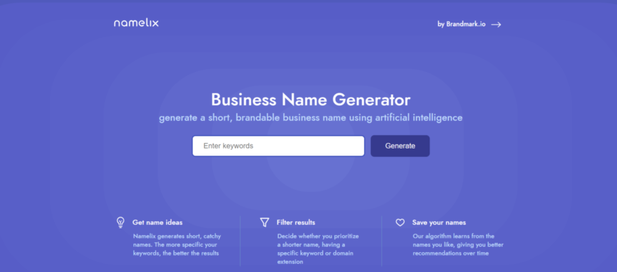 En İyi 8 Şirket İsmi Bulma Aracı 2