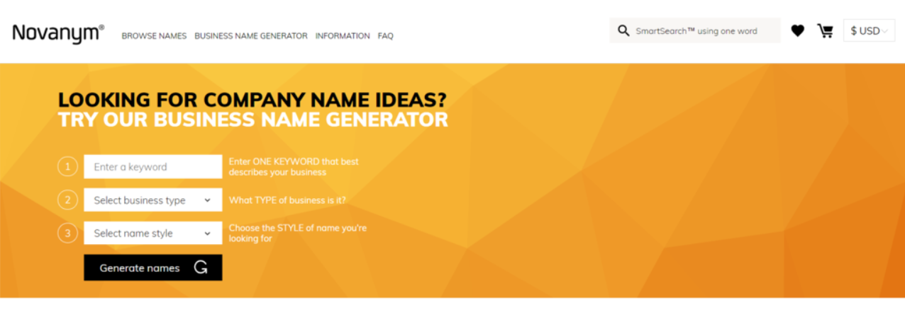 En İyi 8 Şirket İsmi Bulma Aracı