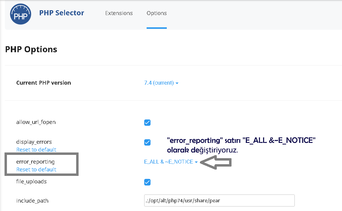 ''Web Sitenizde Kritik Bir Hata Oluştu'' Hatasının Çözümü 4