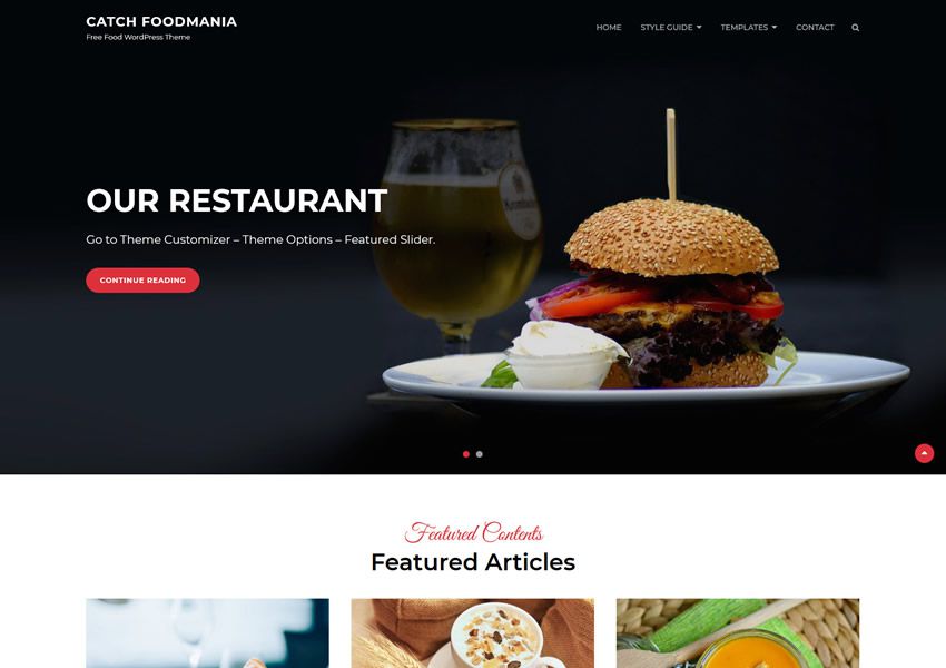 Wordpress En İyi 10 Yemek Teması 13