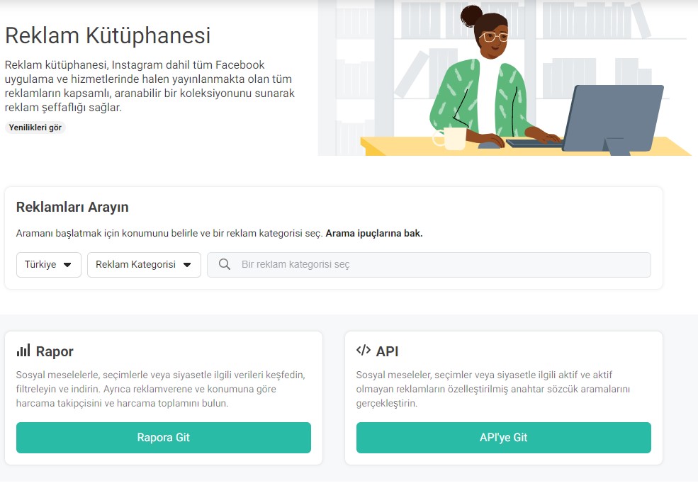 Facebook Reklam Kütüphanesi