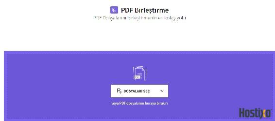 Pdf dosyalarını birleştirme