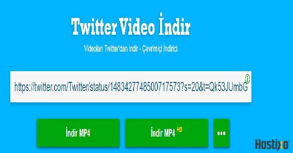 Twitter video indirme