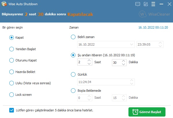 hostixo-blog-windows-bilgisayari-otomatik-kapatma-programi-wise-auto-shutdown