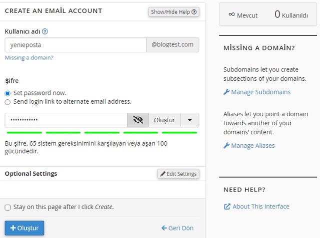 hostixo-blog-cpanel-mail-ayarlari-yeni-eposta-hesabi-olusturma-cpanel-mail-acma
