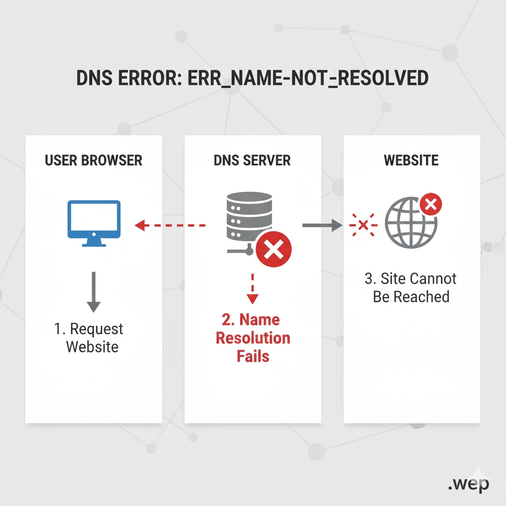 ERR_NAME_NOT_RESOLVED: Hatası Nedir ve Nasıl Çözülür? 1