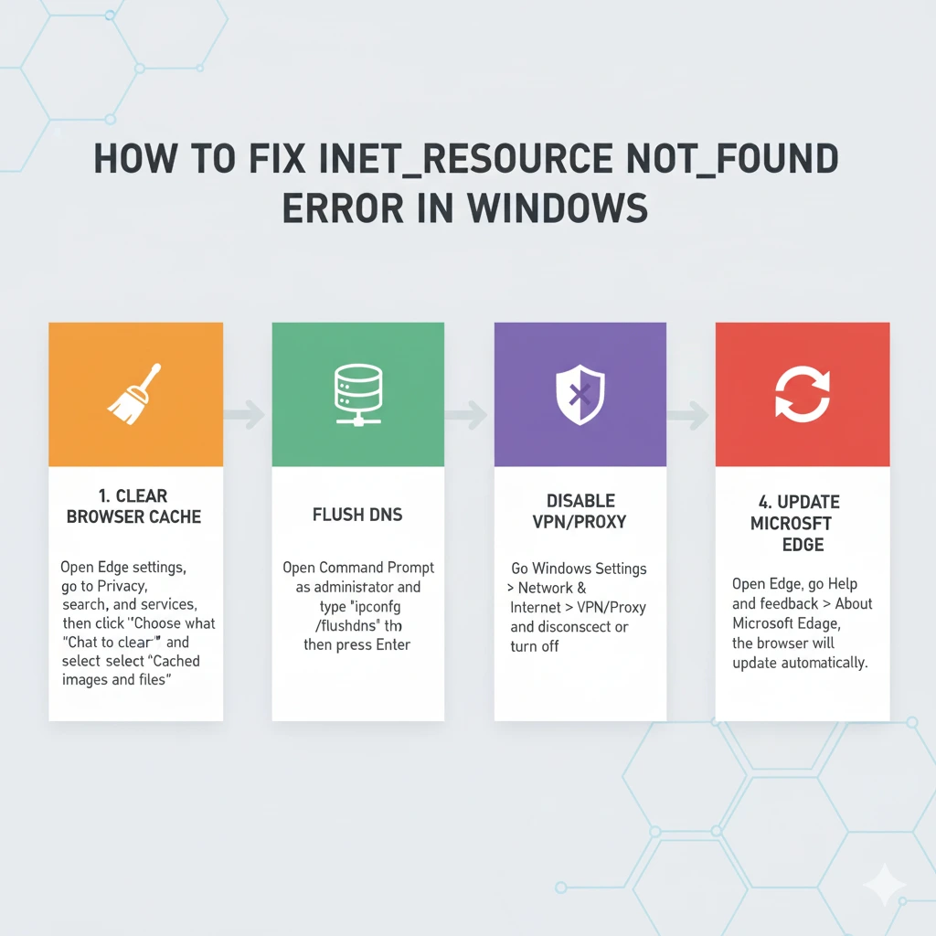 INET Hatası: INET_E_RESOURCE_NOT_FOUND Nasıl Düzeltilir? 1