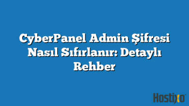 CyberPanel Admin Şifresi Nasıl Sıfırlanır: Detaylı Rehber 2026 2 CyberPanel Admin Şifresi Nasıl Sıfırlanır: Detaylı Rehber