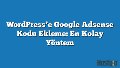 WordPress'e Google Adsense Kodu Ekleme: En Kolay Yöntem 2026 5 WordPress’e Google Adsense Kodu Ekleme: En Kolay Yöntem